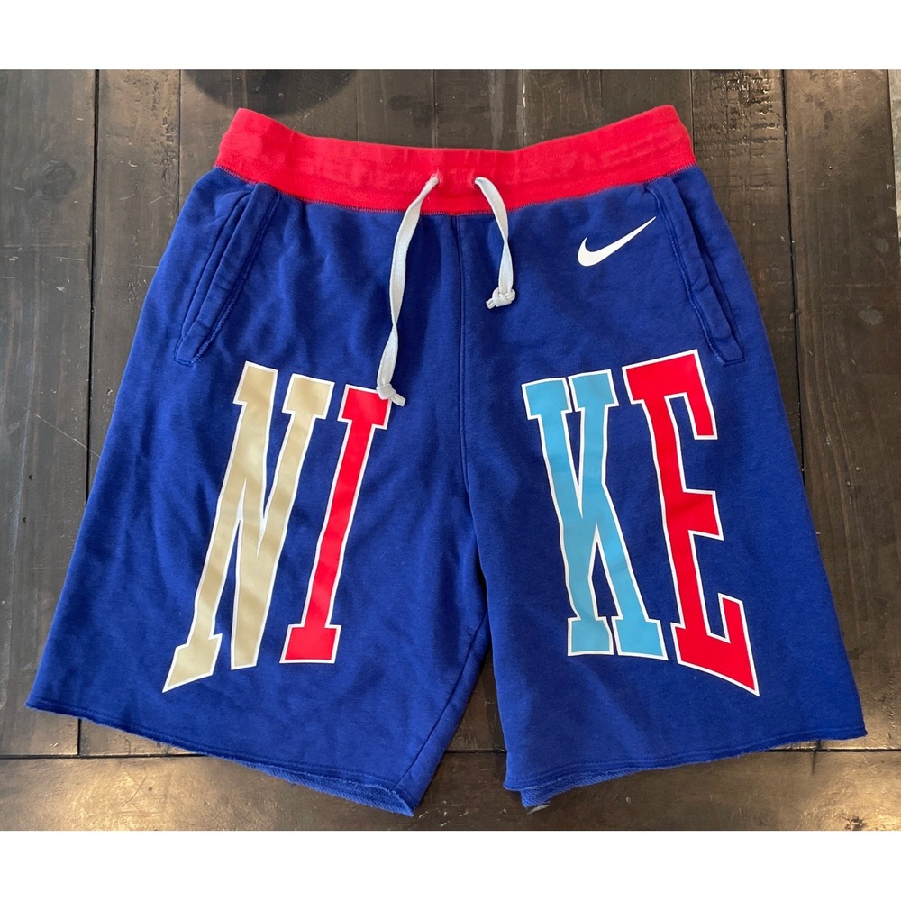 Nike NSW Gel Alumni RWB Americana Swoosh Shorts CK0148-455 Men Size M RARE